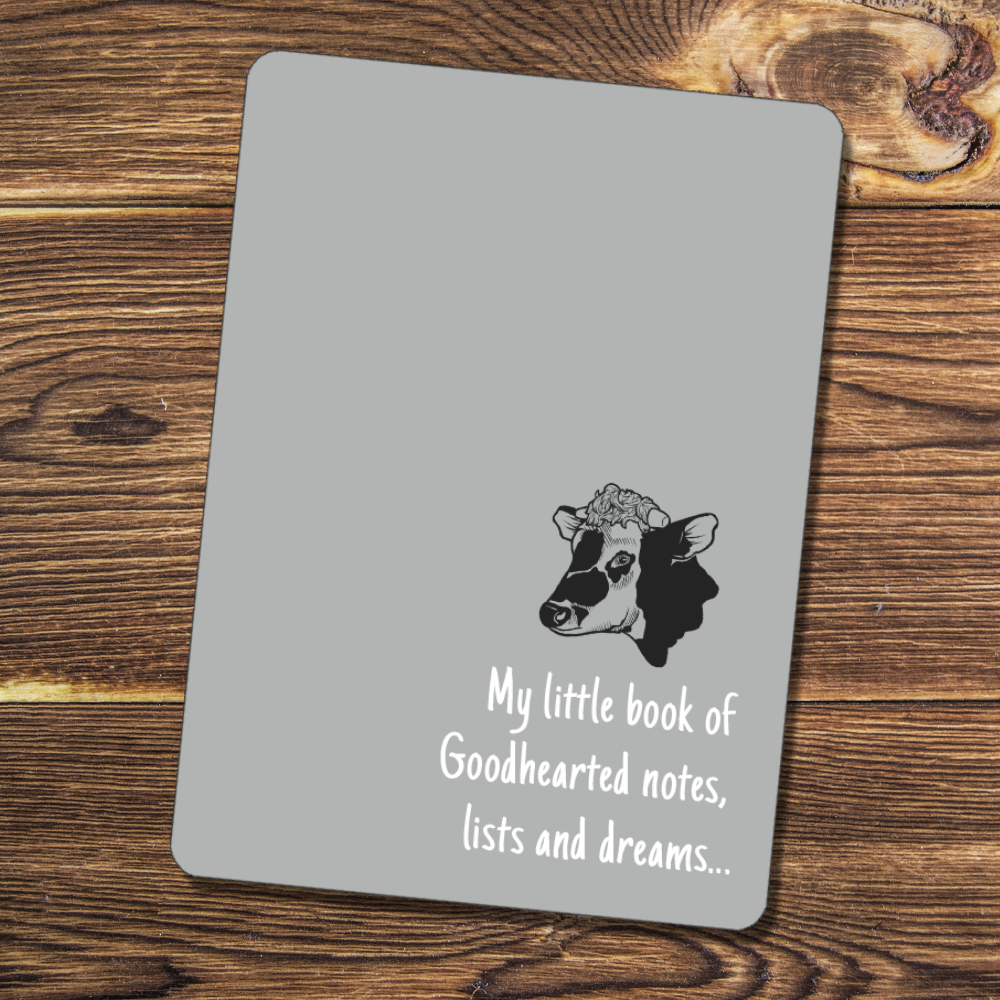 Small Grey Notepad (A6 size)