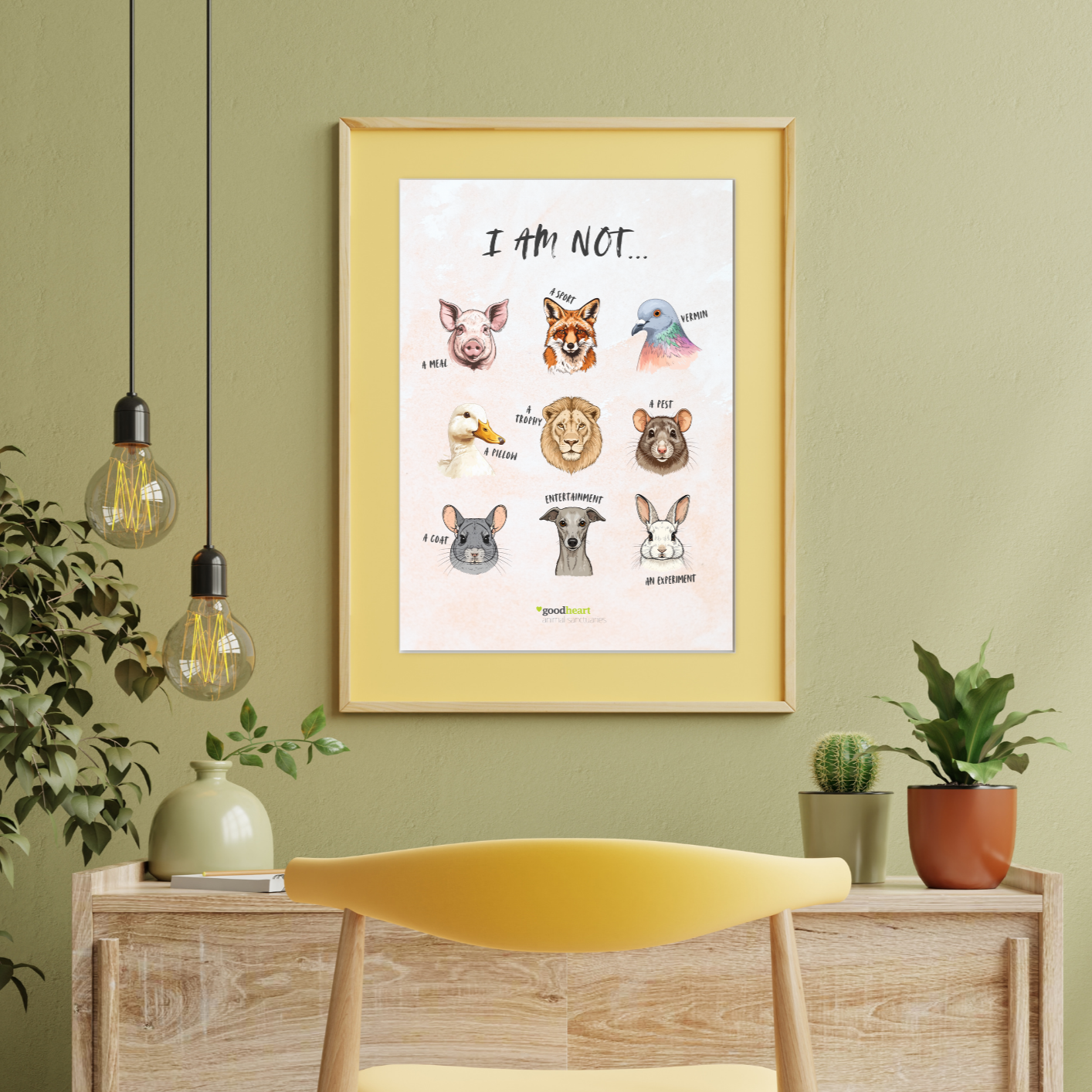 I Am Not... Art Print