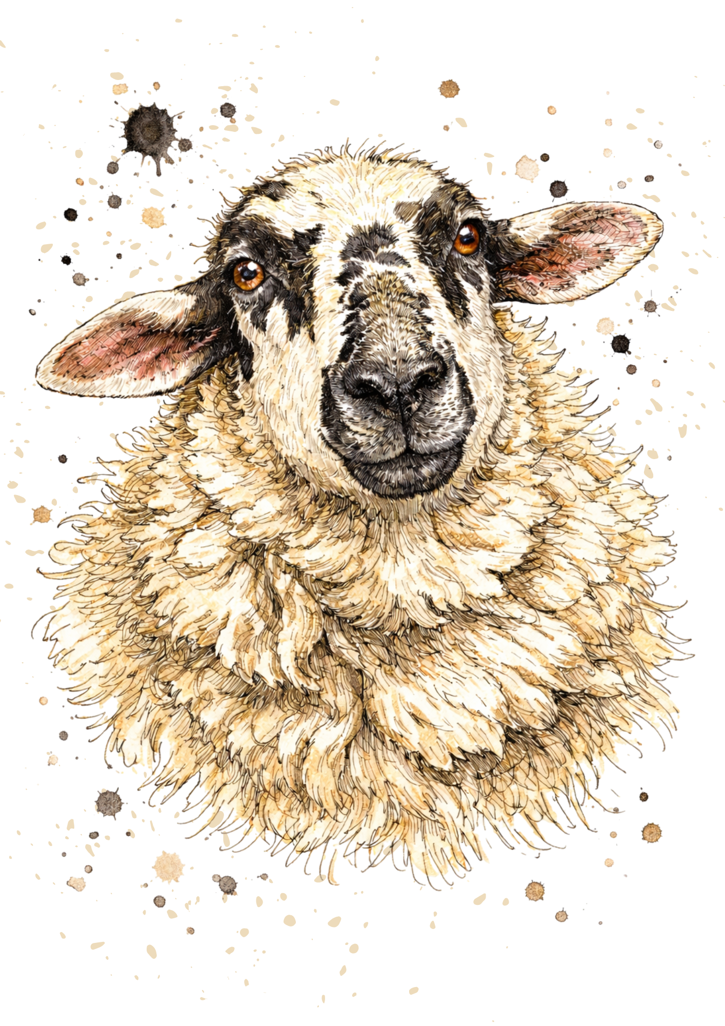 Bob the Sheep Art Print
