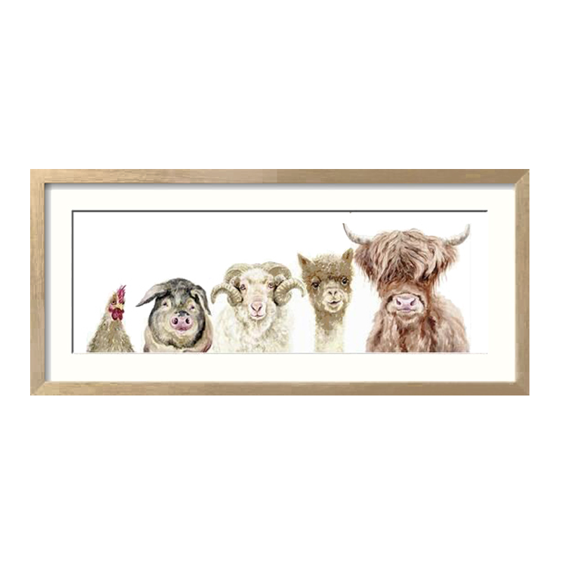 Farmyard Friends Framed Print