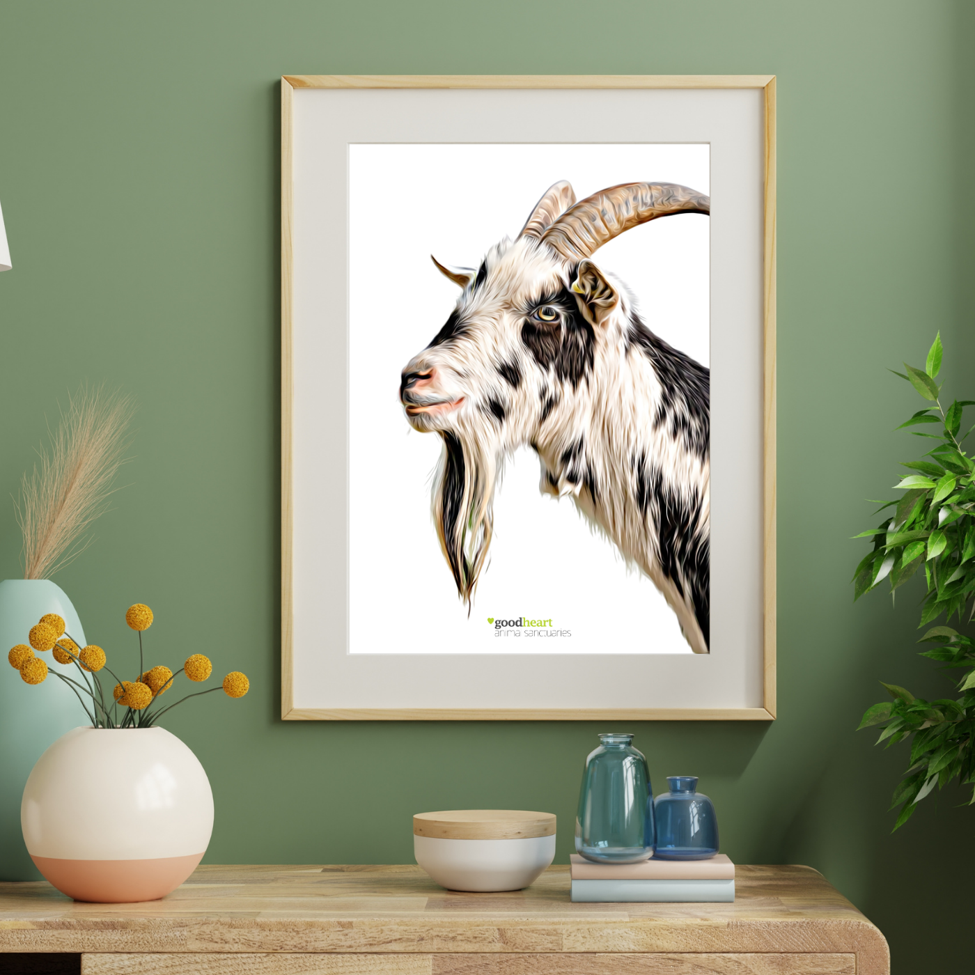 George the Goat Print