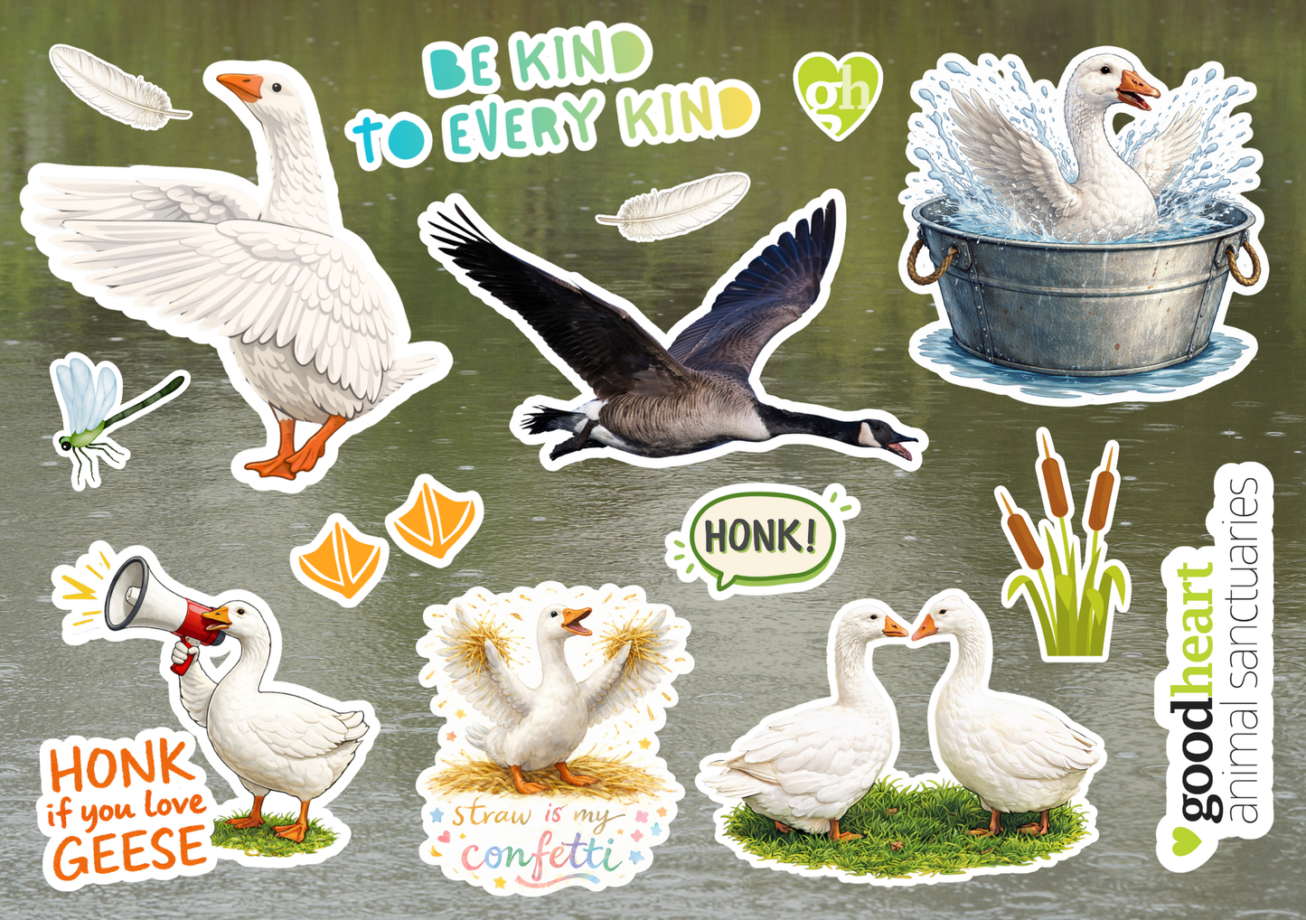 Geese Sticker Sheet