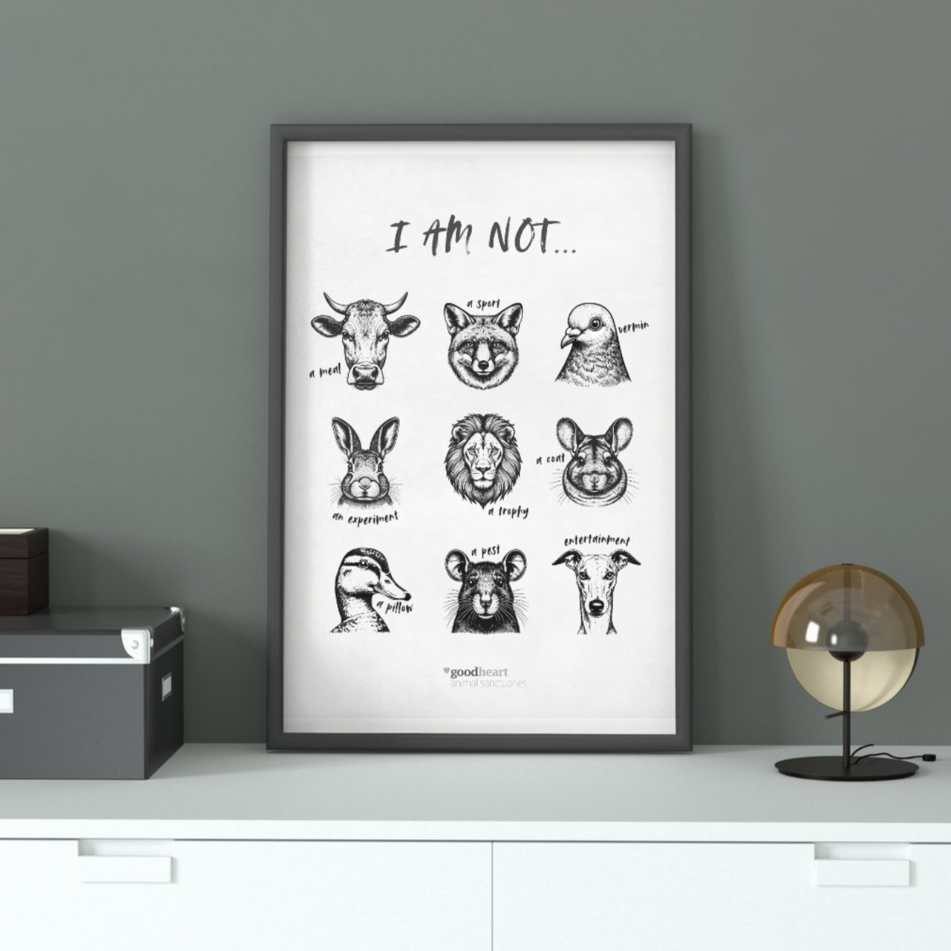 I Am Not... Art Print