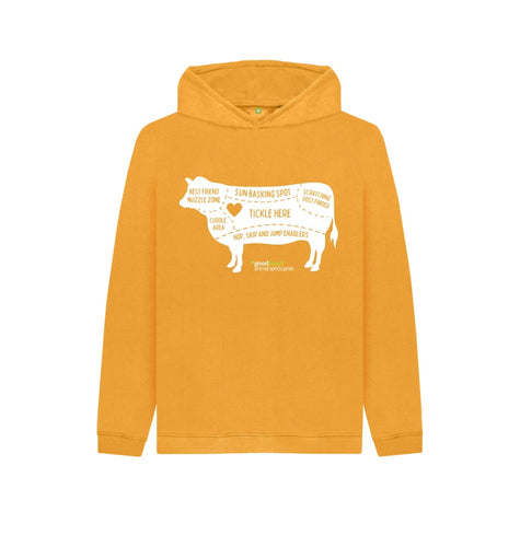 Kids Cow Cuts of Kindness Hoody 7-8 years