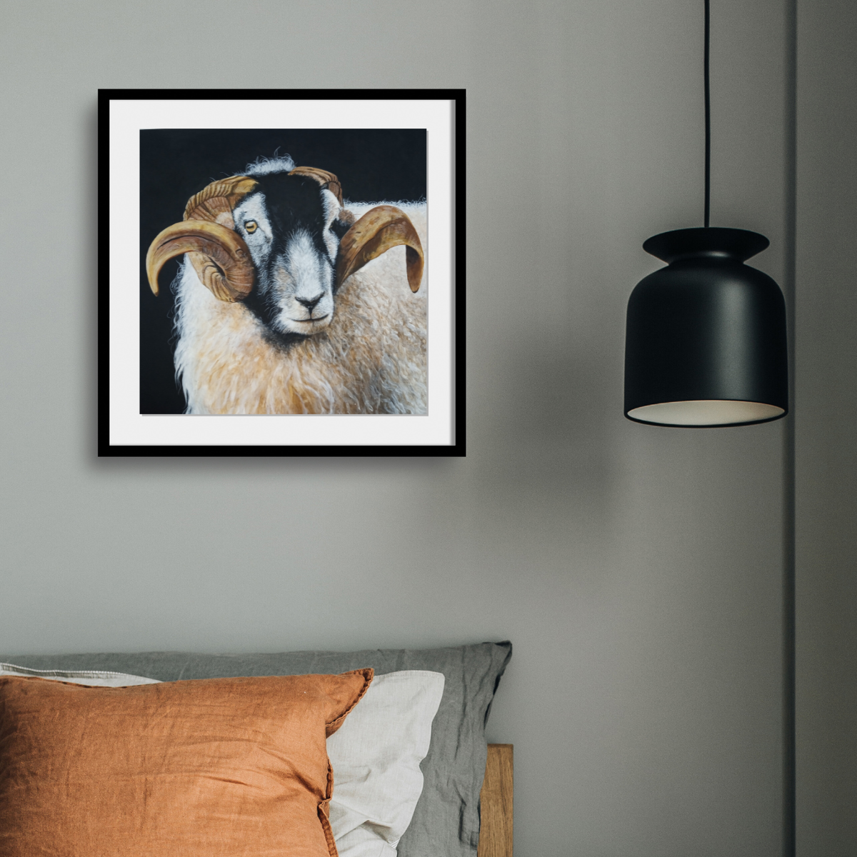 'Reg the Ram' A3 Print