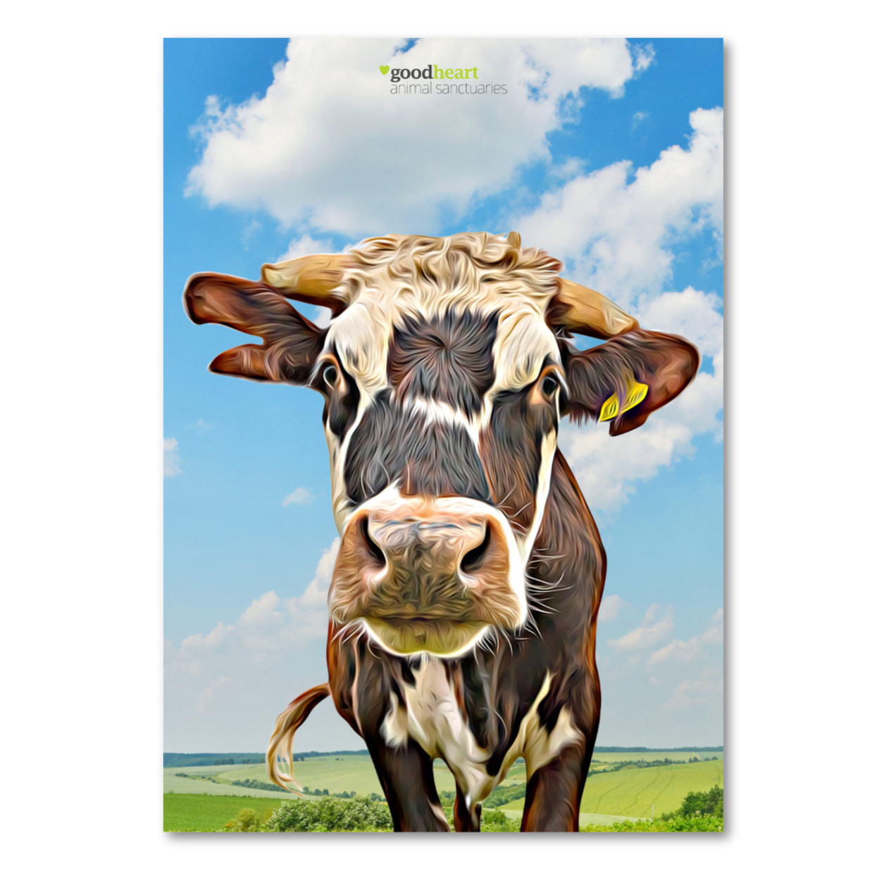 'Rufus the Cow' Print