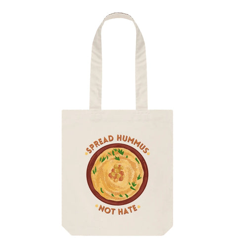 Spread Hummus Not Hate Tote Bag