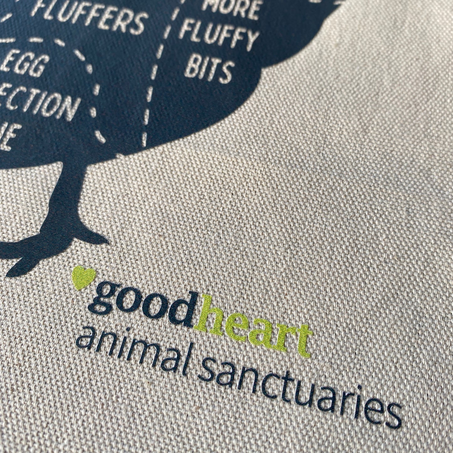 Chicken Cuts of Kindness Organic Cotton Apron