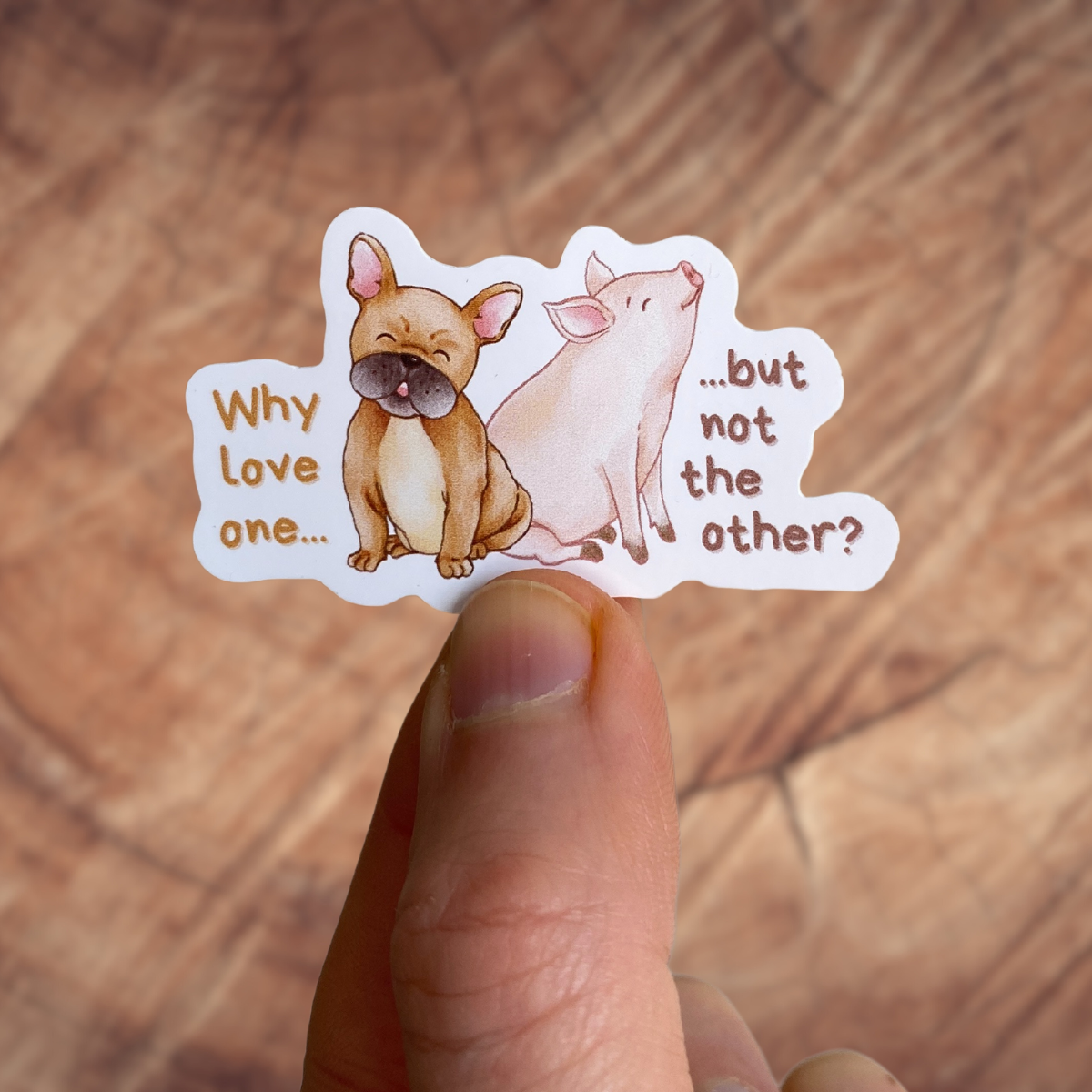 Dog & Pig Sticker