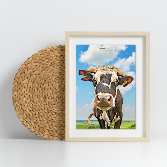 'Rufus the Cow' Print