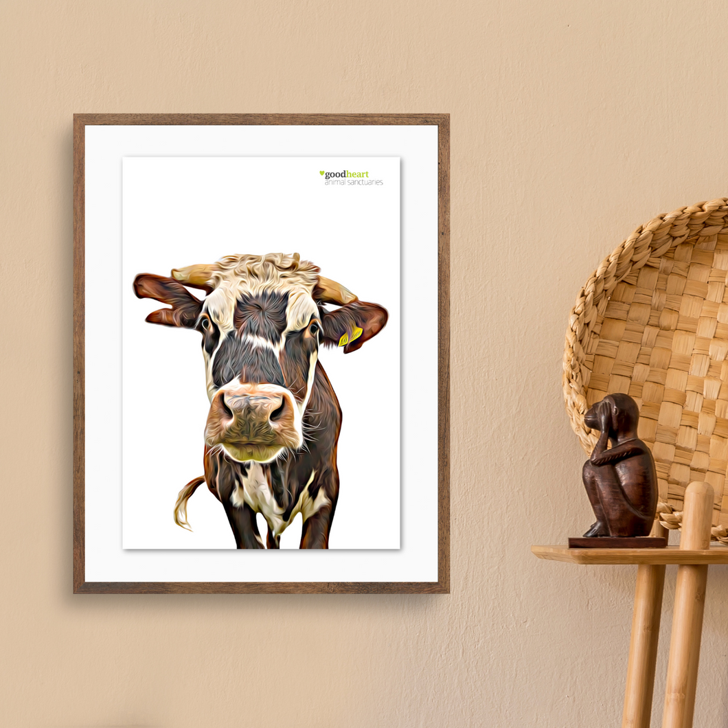 'Rufus the Cow' Print