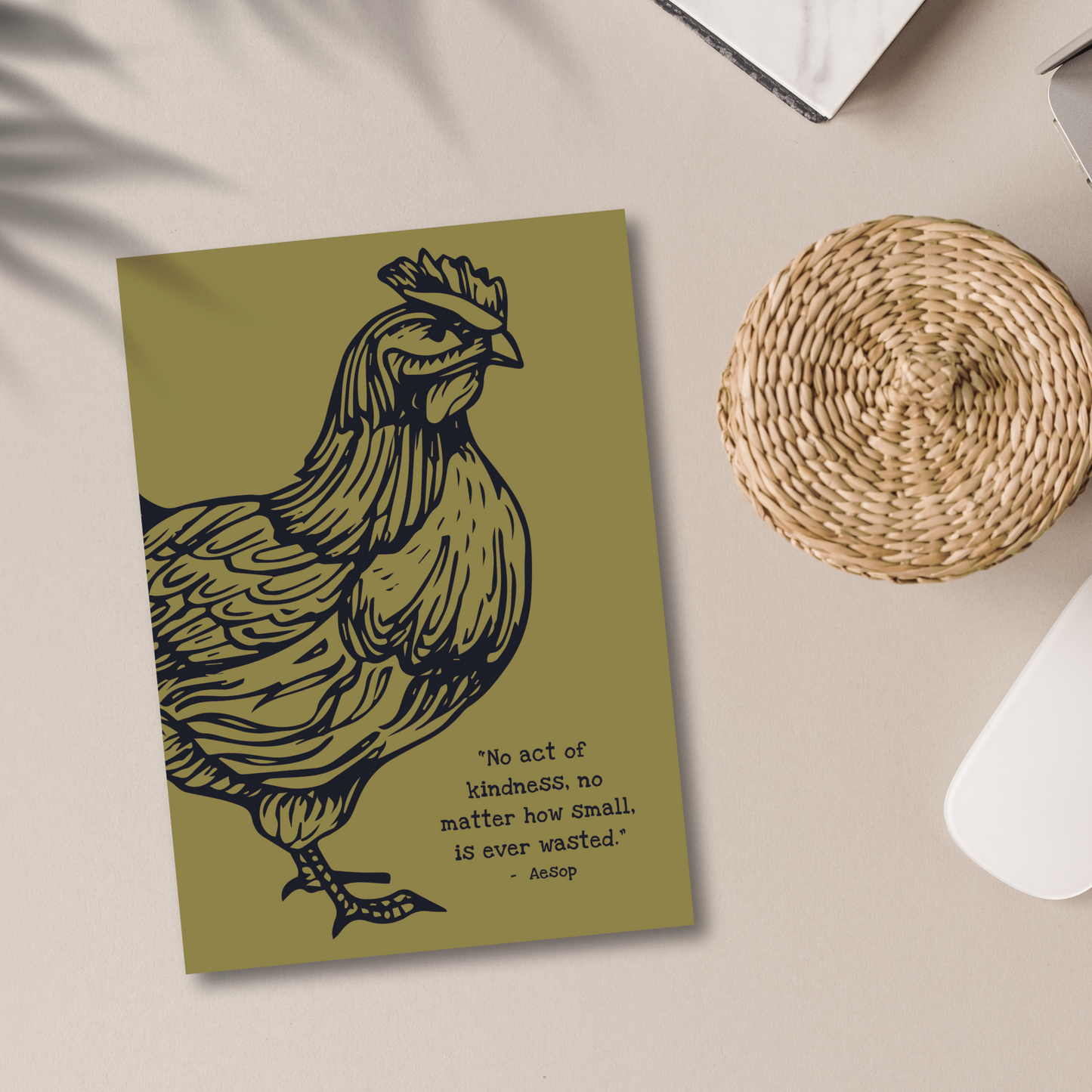 A5 Chicken Quote Notebook