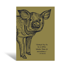 Load image into Gallery viewer, Cow, Pig, Chicken Quote Notebook Set (pack of 3)