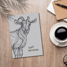 Load image into Gallery viewer, A5 Grey &#39;Goat&#39;pad Notebook