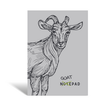 Load image into Gallery viewer, A5 Grey &#39;Goat&#39;pad Notebook