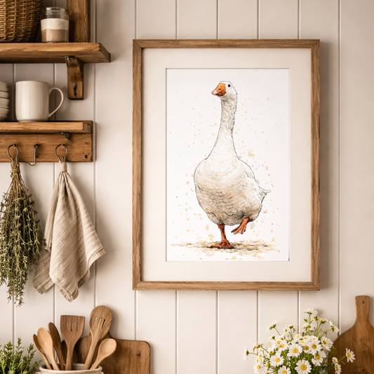 Biscuit the Goose Print
