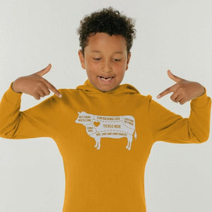 Kids Cow Cuts of Kindness Hoody 7-8 years
