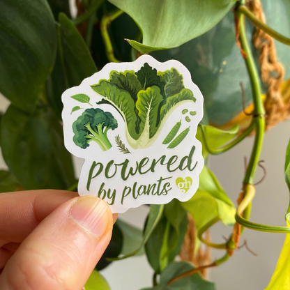 Powered by Plants Sticker