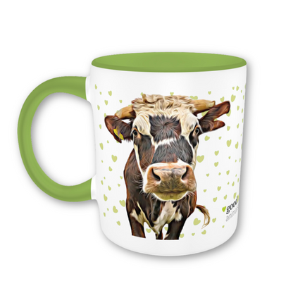 Rufus the Cow Two Tone Mug