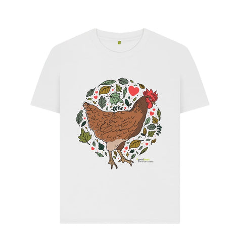 Women's Chicken in Nature T-Shirt, Size 10