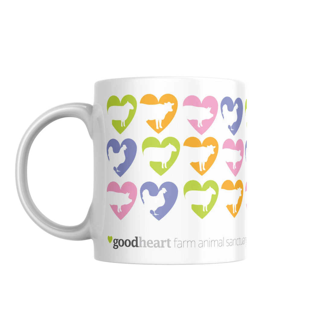 Goodheart Multi Heart Mug