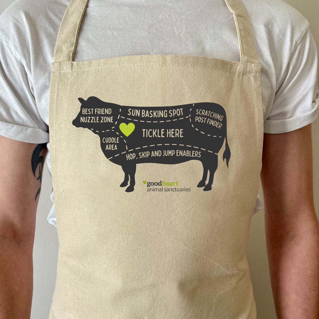 Cow Cuts of Kindness Organic Cotton Apron