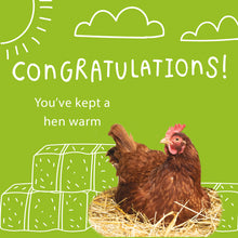 Load image into Gallery viewer, Keep a hen warm