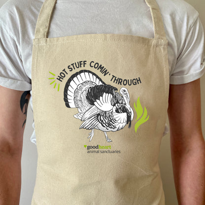 Hot Stuff Comin' Through Organic Cotton Apron