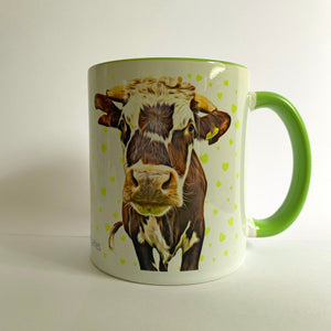 Rufus the Cow Two Tone Mug